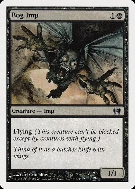 Bog Imp, Magic card 8ED 119 — Eighth Edition set