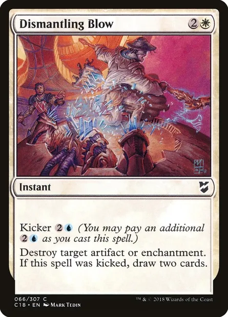 Dismantling Blow, Magic card C18 66 — Commander 2018 set