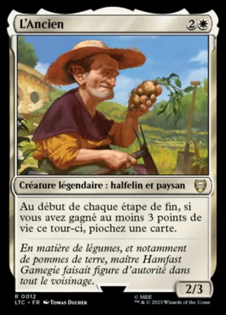 L'Ancien, carte Magic LTC 12 — extension Tales of Middle-earth Commander