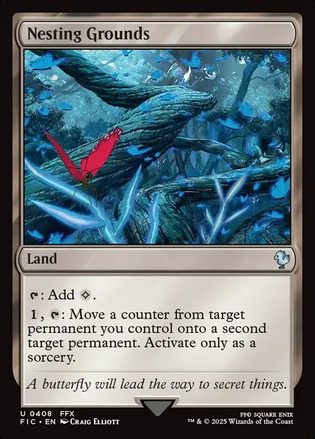 Nesting Grounds, Magic card FIC 408 — Final Fantasy Commander set