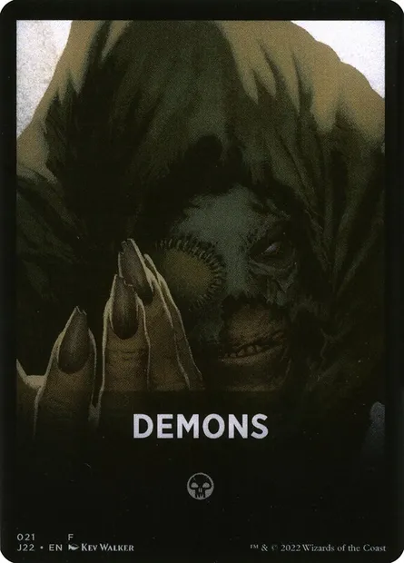 Demons, carte Magic FJ22 21 — extension Jumpstart 2022 Front Cards
