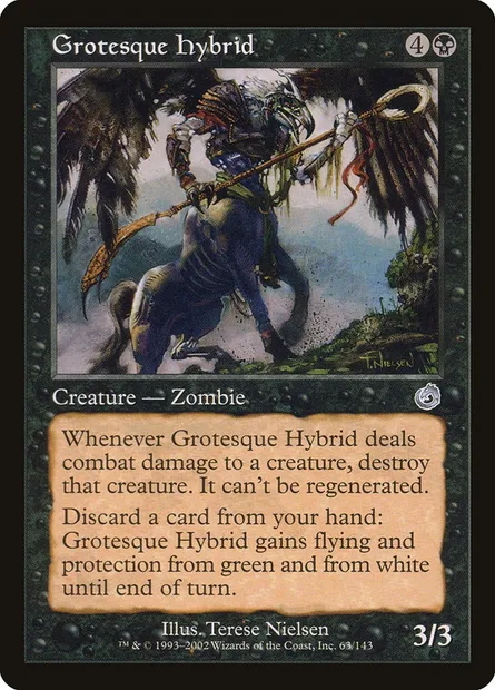Hybride grotesque, carte Magic TOR 63 — extension Tourment