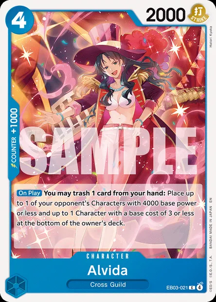 Alvida, One Piece card EB03-021 — ONE PIECE HEROINES EDITION set