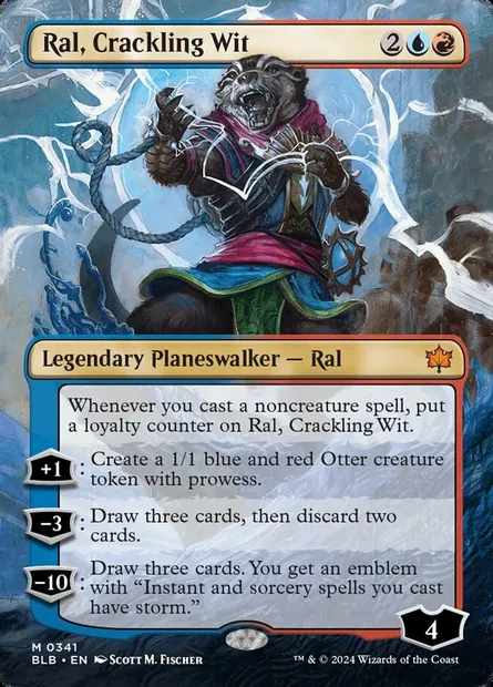 Ral, Crackling Wit, Magic card BLB 341 — Bloomburrow set