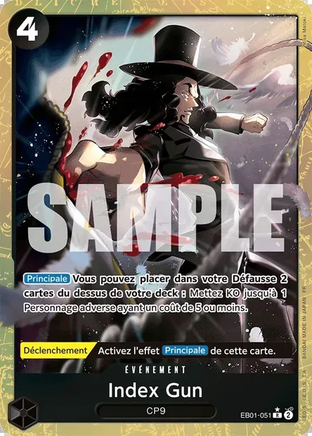 Index Gun, carte One Piece EB01-051 — extension MEMORIAL COLLECTION