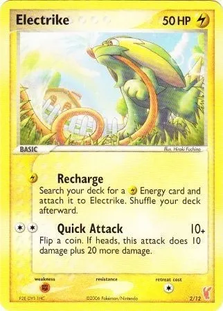 Electrike, Pokémon card TK2P 002 — EX Trainer Kit 2 (Plusle) set