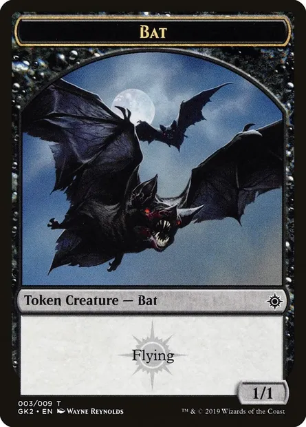 Bat, carte Magic TGK2 3 — extension RNA Guild Kit Tokens