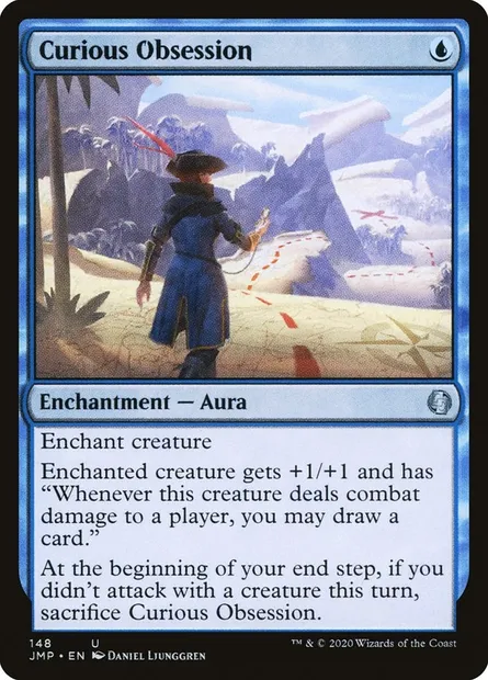 Obsession curieuse, carte Magic JMP 148 — extension Jumpstart