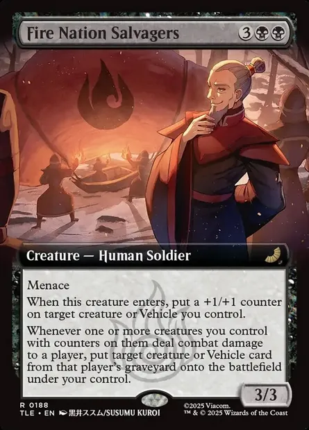 Fire Nation Salvagers, Magic card TLE 188 — Avatar: The Last Airbender Eternal set