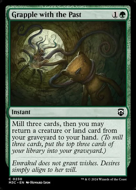 Grapple with the Past, Magic card M3C 230 — Modern Horizons 3 Commander set