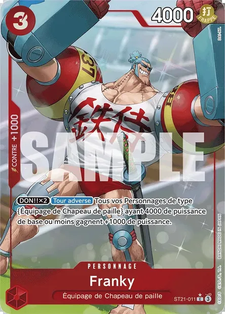 Franky, carte One Piece ST21-011 — extension GEAR 5TH