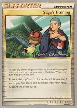 Entraînement de Sage, carte Pokémon WCD11 085 — extension World Championship Decks 2011