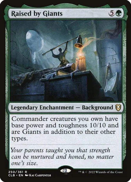 Raised by Giants, Magic card CLB 250 — Commander Legends: Battle for Baldur's Gate set