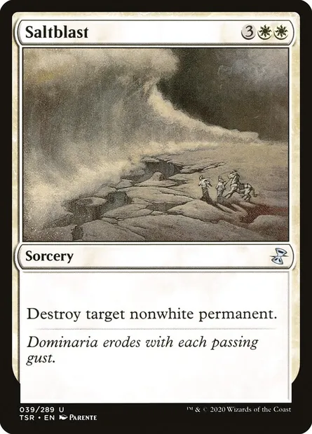Saltblast, Magic card TSR 39 — Time Spiral Remastered set