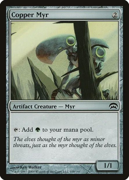 Copper Myr, Magic card HOP 109 — Planechase set