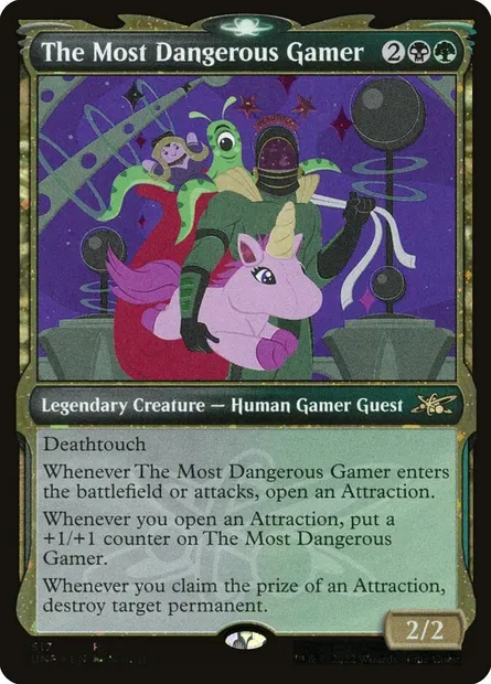 The Most Dangerous Gamer, carte Magic UNF 517 — extension Unfinity