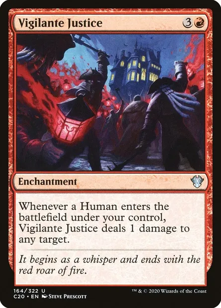 Vigilante Justice, Magic card C20 164 — Commander 2020 set