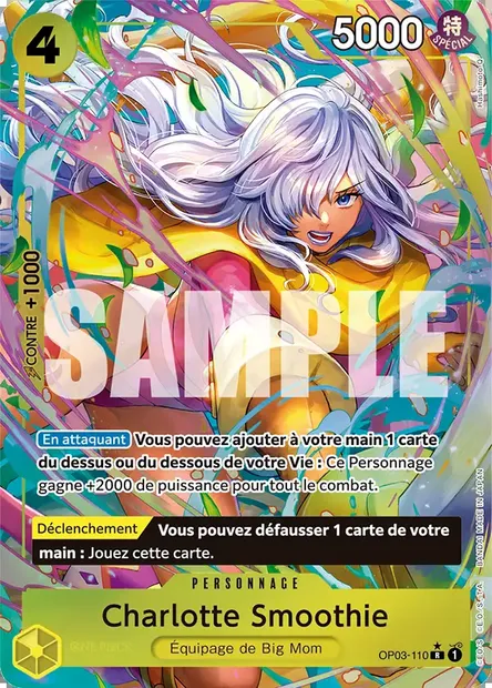 Charlotte Smoothie, carte One Piece OP03-110 — extension PILLARS OF STRENGTH