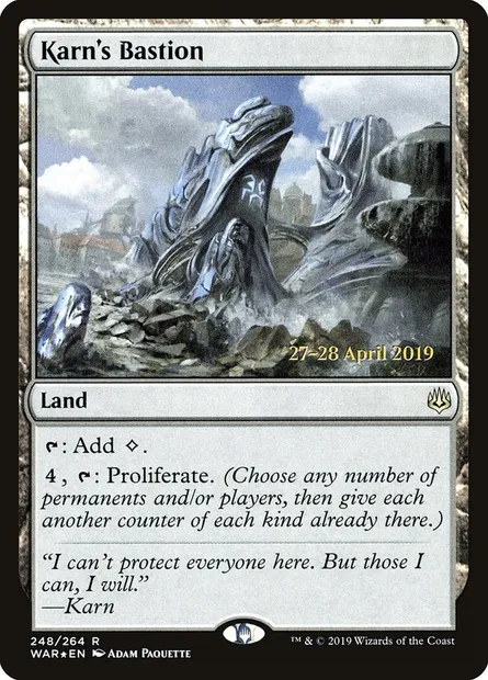 Karn's Bastion, Magic card PWAR 248s — War of the Spark Promos set