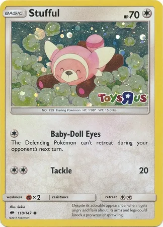 Stufful, Pokémon card RET 110 — Retail Exclusive Promos set