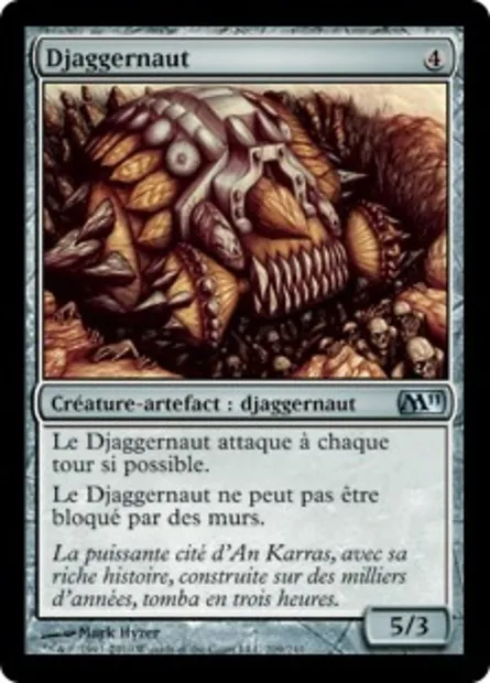 Djaggernaut, carte Magic M11 209 — extension Magic 2011