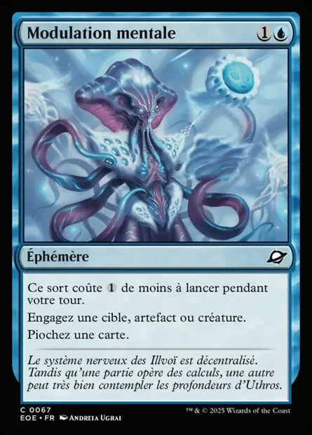 Modulation mentale, carte Magic EOE 67 — extension Edge of Eternities