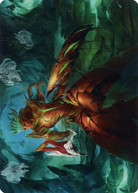 Glissa Sunslayer // Glissa Sunslayer, Magic card AONE 47 — Phyrexia: All Will Be One Art Series set