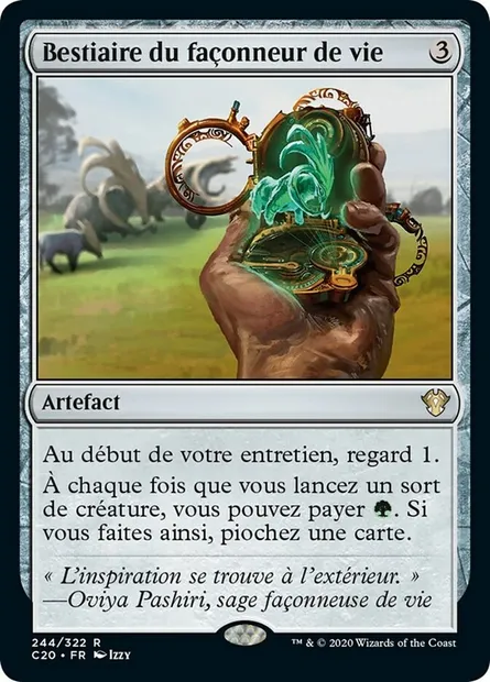Bestiaire du façonneur de vie, carte Magic C20 244 — extension Commander 2020