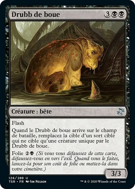 Drubb de boue, carte Magic TSR 126 — extension Spirale Temporelle Remastered