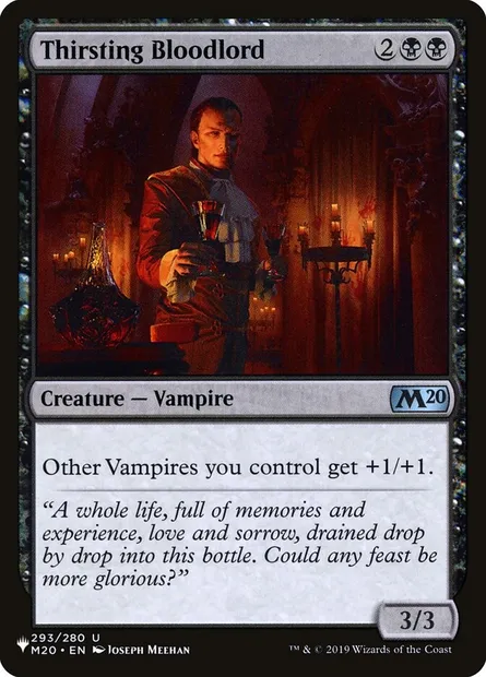 Thirsting Bloodlord, Magic card PLST M20-293 — The List set