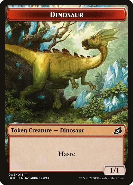 Dinosaur, Magic card TIKO 8 — Ikoria: Lair of Behemoths Tokens set