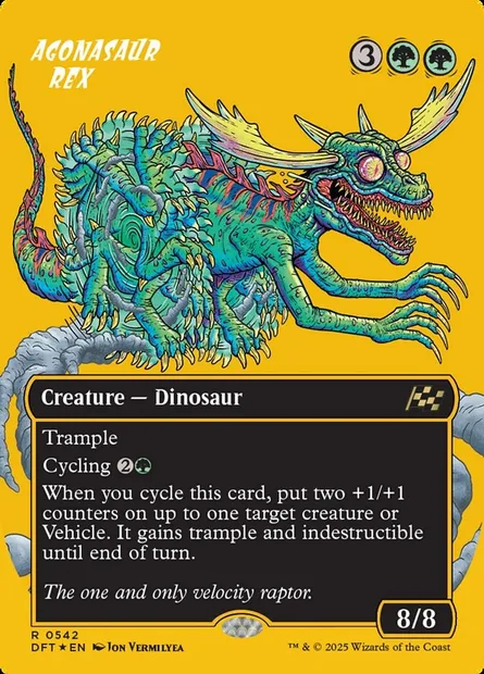 Agonasaur Rex, Magic card DFT 542 — Aetherdrift set