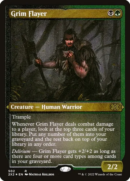 Grim Flayer, Magic card 2X2 502 — Double Masters 2022 set