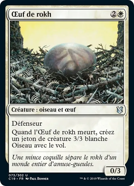 Œuf de rokh, carte Magic C19 73 — extension Commander 2019