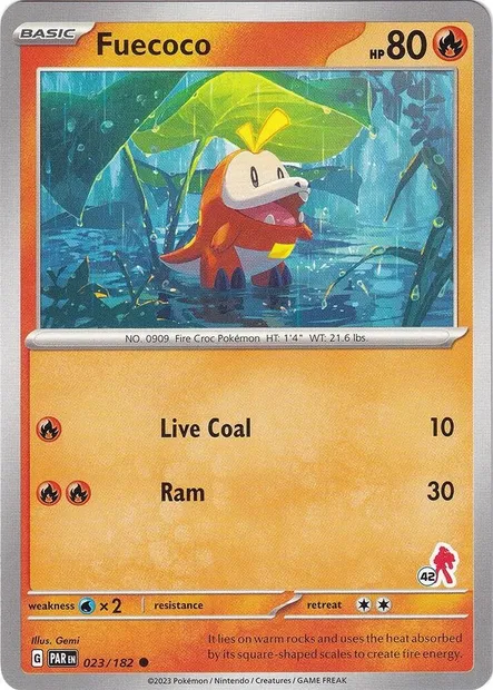 Chochodile, carte Pokémon BA24 023-42 — extension Battle Academy 2024