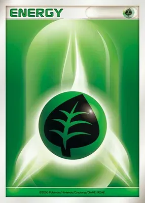 Basic Grass Energy, Pokémon card DP4A aop16883 — Moonlit Pursuit set