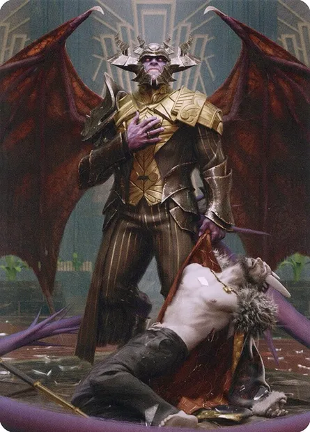 Ob Nixilis, the Adversary // Ob Nixilis, the Adversary, Magic card ASNC 31 — New Capenna Art Series set