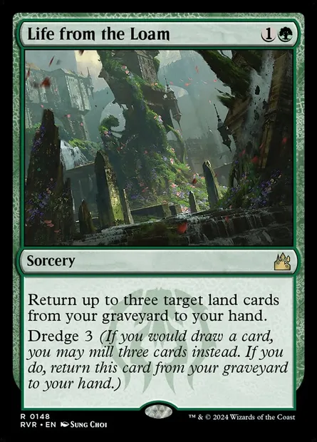 Life from the Loam, Magic card RVR 148 — Ravnica Remastered set