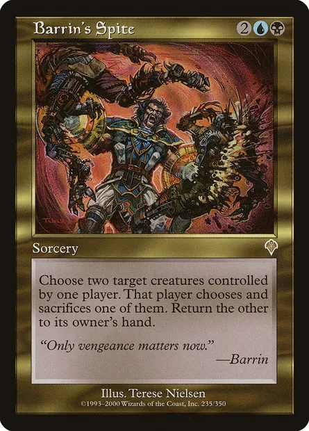 Barrin's Spite, Magic card INV 235 — Invasion set