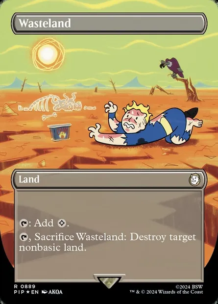 Wasteland, Magic card PIP 889 — Fallout set