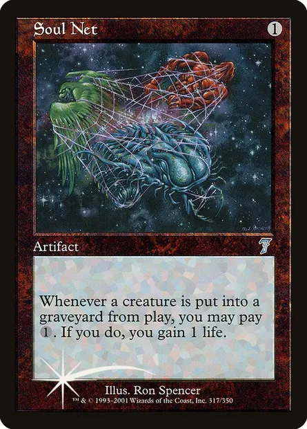 Rets des âmes, carte Magic 7ED 317★ — extension Septième Edition