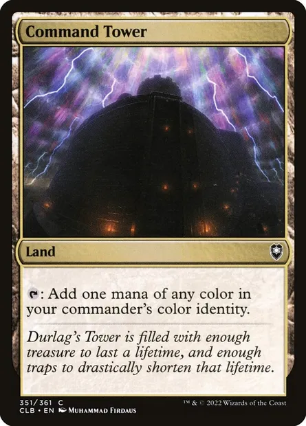 Command Tower, Magic card CLB 351 — Commander Legends: Battle for Baldur's Gate set