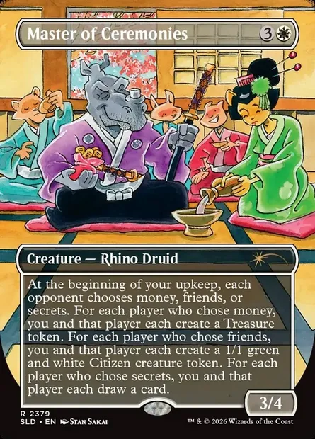 Master of Ceremonies, Magic card SLD 2379 — Secret Lair Drop set