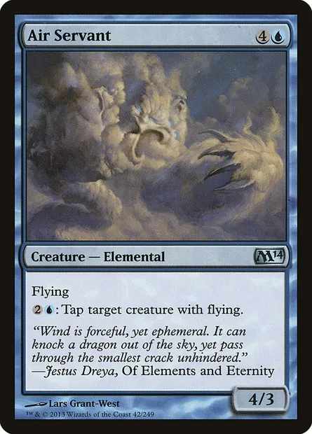 Air Servant, Magic card M14 42 — Magic 2014 set