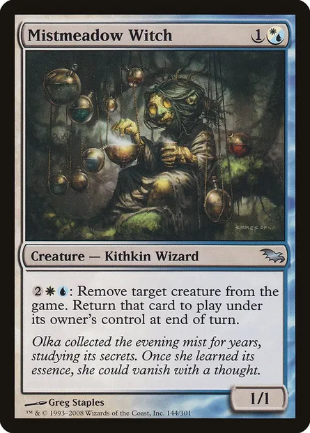 Mistmeadow Witch, Magic card SHM 144 — Shadowmoor set