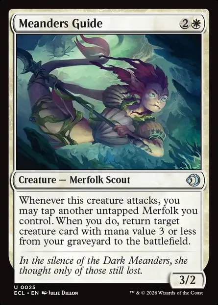 Meanders Guide, Magic card ECL 25 — Lorwyn Eclipsed set