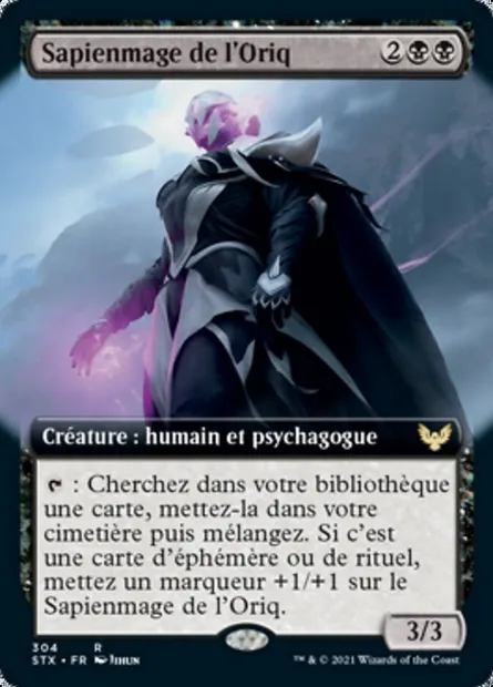 Sapienmage de l'Oriq, carte Magic STX 304 — extension Strixhaven: l'Académie des Mages