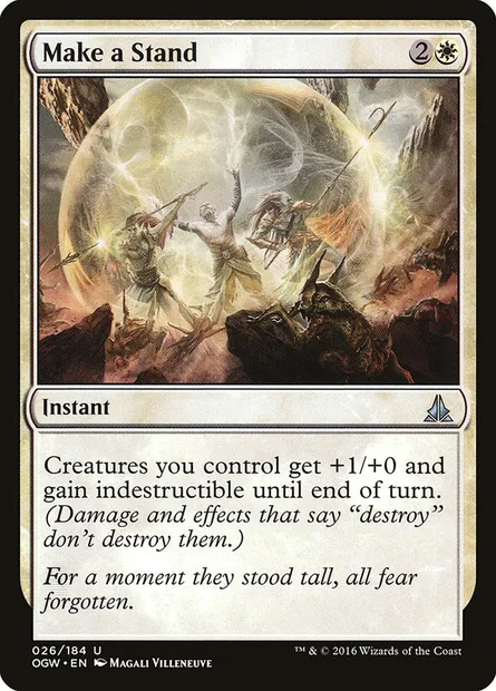 Make a Stand, Magic card OGW 26 — Oath of the Gatewatch set