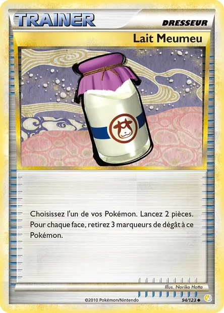 Lait Meumeu, carte Pokémon HS 94 — extension HeartGold SoulSilver