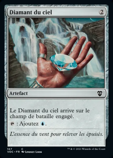Diamant du ciel, carte Magic VOC 167 — extension Crimson Vow Commander